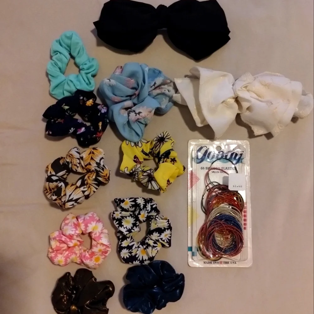 Hair Accessories Bundle Scrunchies 12 piece